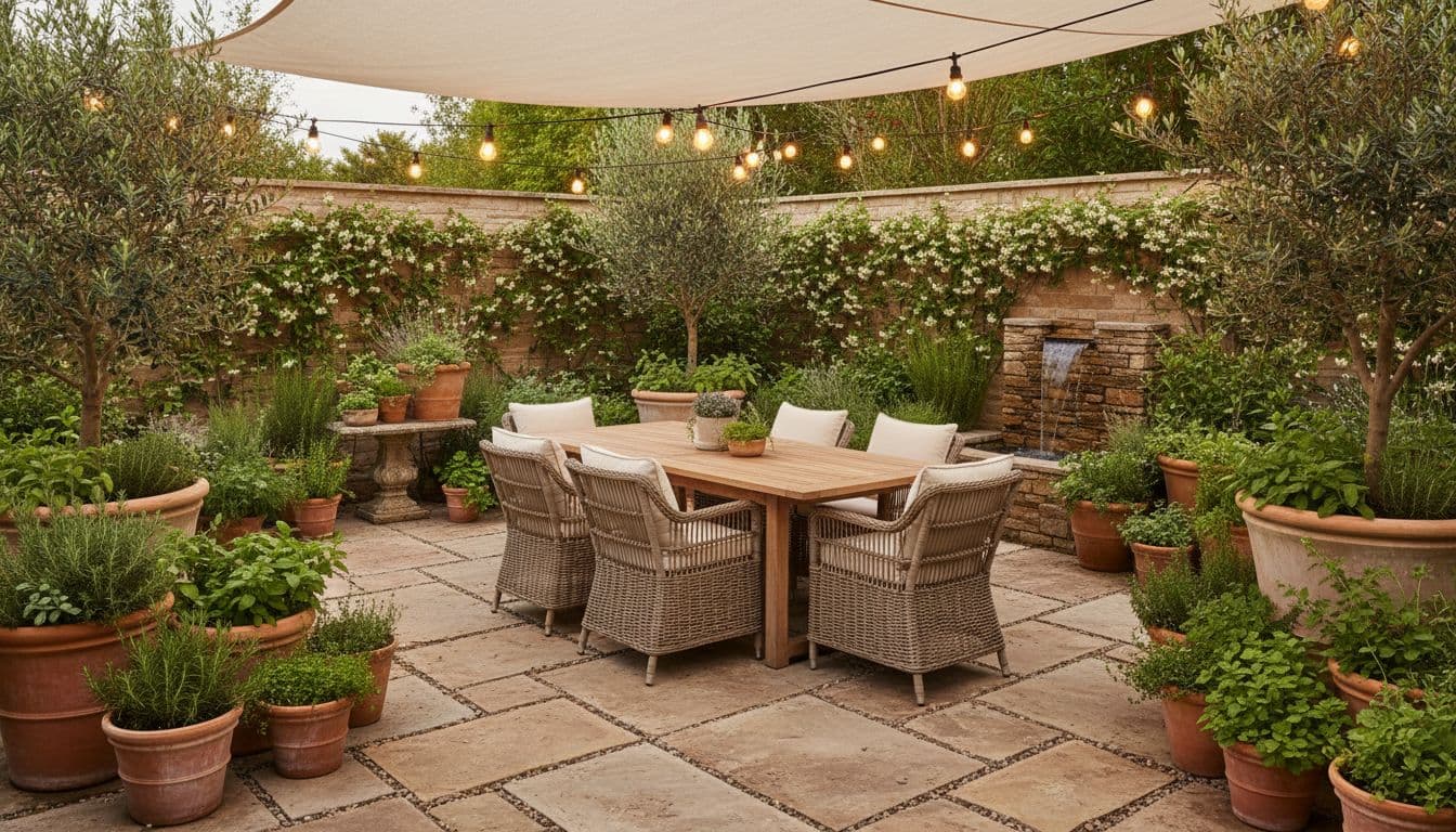 Patio Garden Makeover generated with FlorAI AI Garden Design